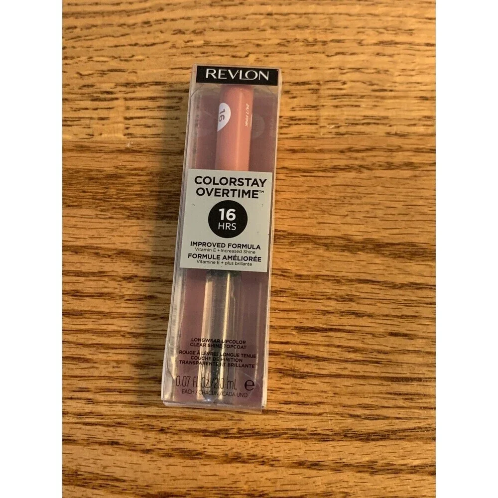 NEW Revlon ColorStay Overtime 16HR Liquid Lip Color, 530 24/7 PINK Boxed